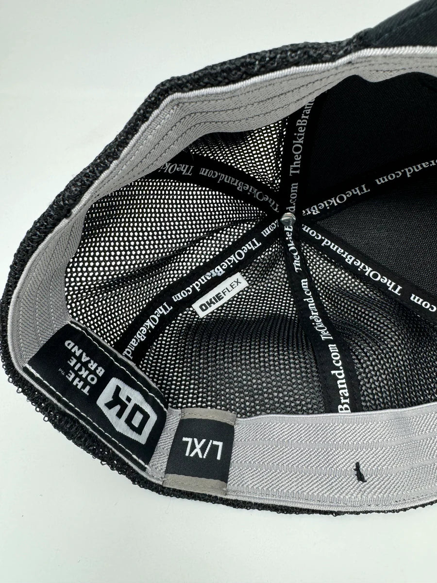 The Okie Brand Blacked Out 1907 Hat Fitted S/M