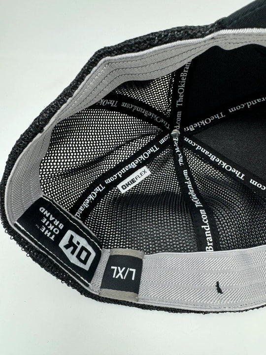 The Okie Brand Blacked Out 1907 Hat Fitted S/M