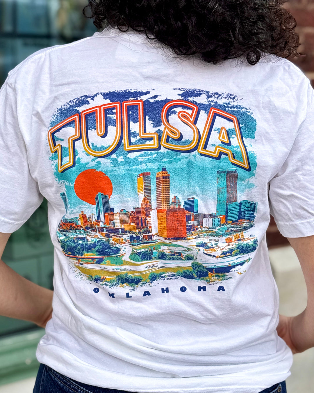 Tulsa Sunset Skyline Tshirt