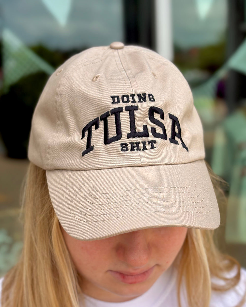 Doing Tulsa Shit Dad Hat Tan/Black