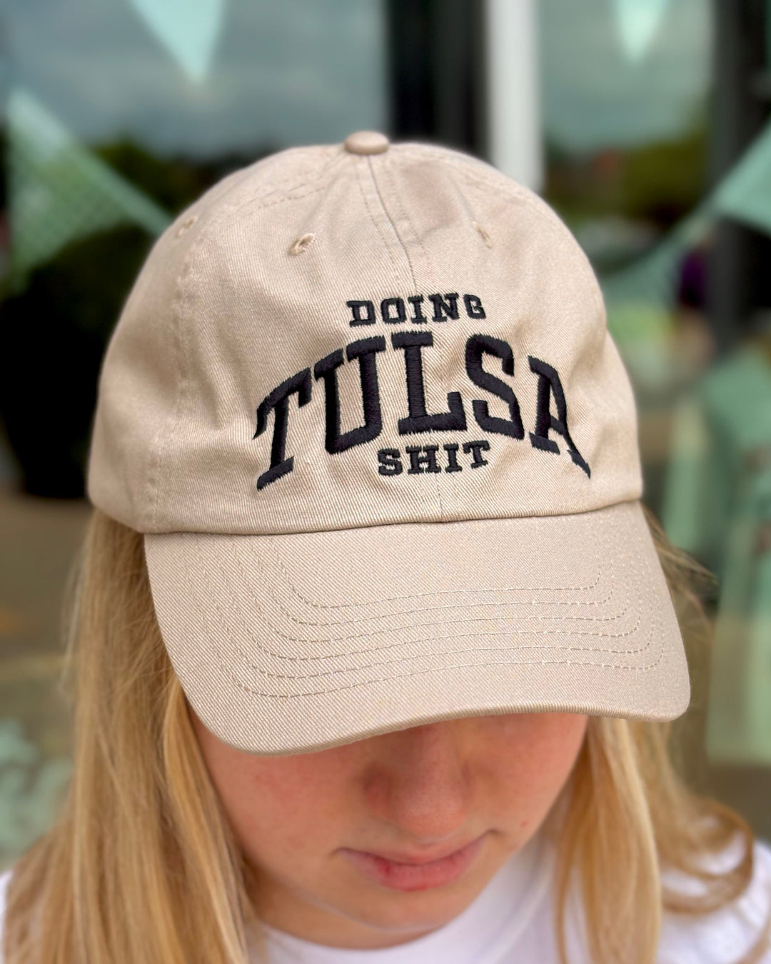 Doing Tulsa Shit Dad Hat Tan/Black