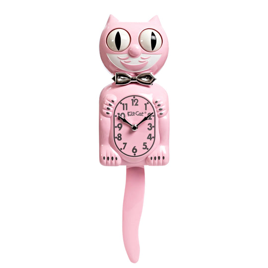 Kit Cat Klock Retro Pink Kitchen Edition Clock