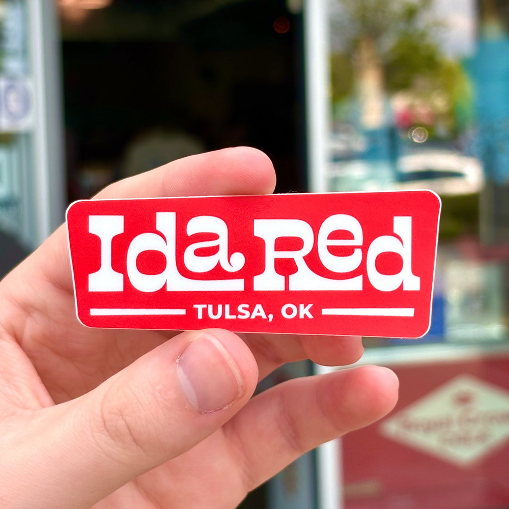 Ida Red Logo Sticker