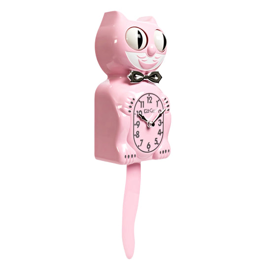 Kit Cat Klock Retro Pink Kitchen Edition Clock
