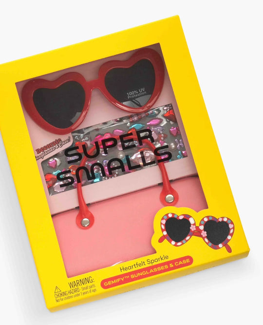 Heartfelt Sparkle Gemify Sunglasses & Case