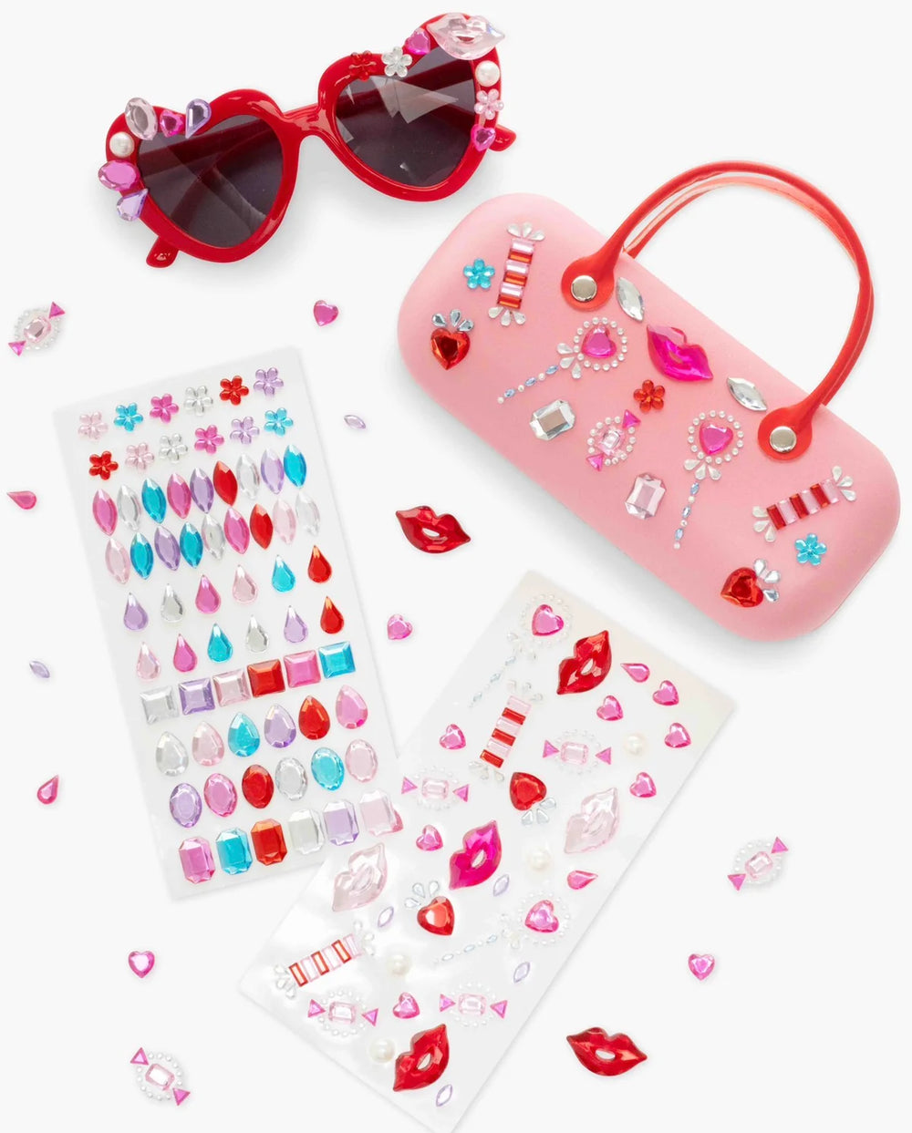 Heartfelt Sparkle Gemify Sunglasses & Case