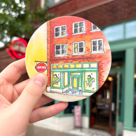 Ida Red on Main Street Coaster