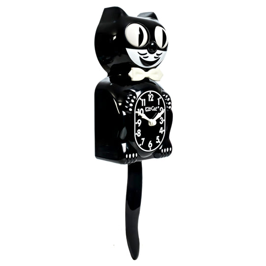 Classic Black Glow Kit-Cat Klock Clock
