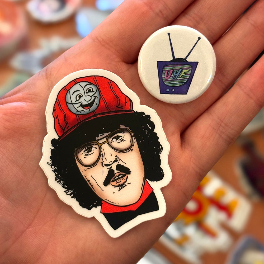 UHF Weird Dude Sticker