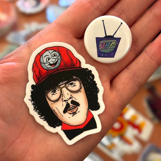 UHF Weird Dude Sticker
