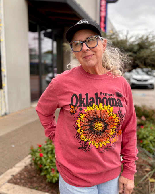 Oklahoma Wildflower Long Sleeve Tshirt
