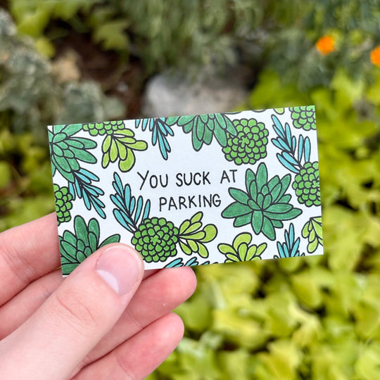 Assorted Bad Parking Card Pack