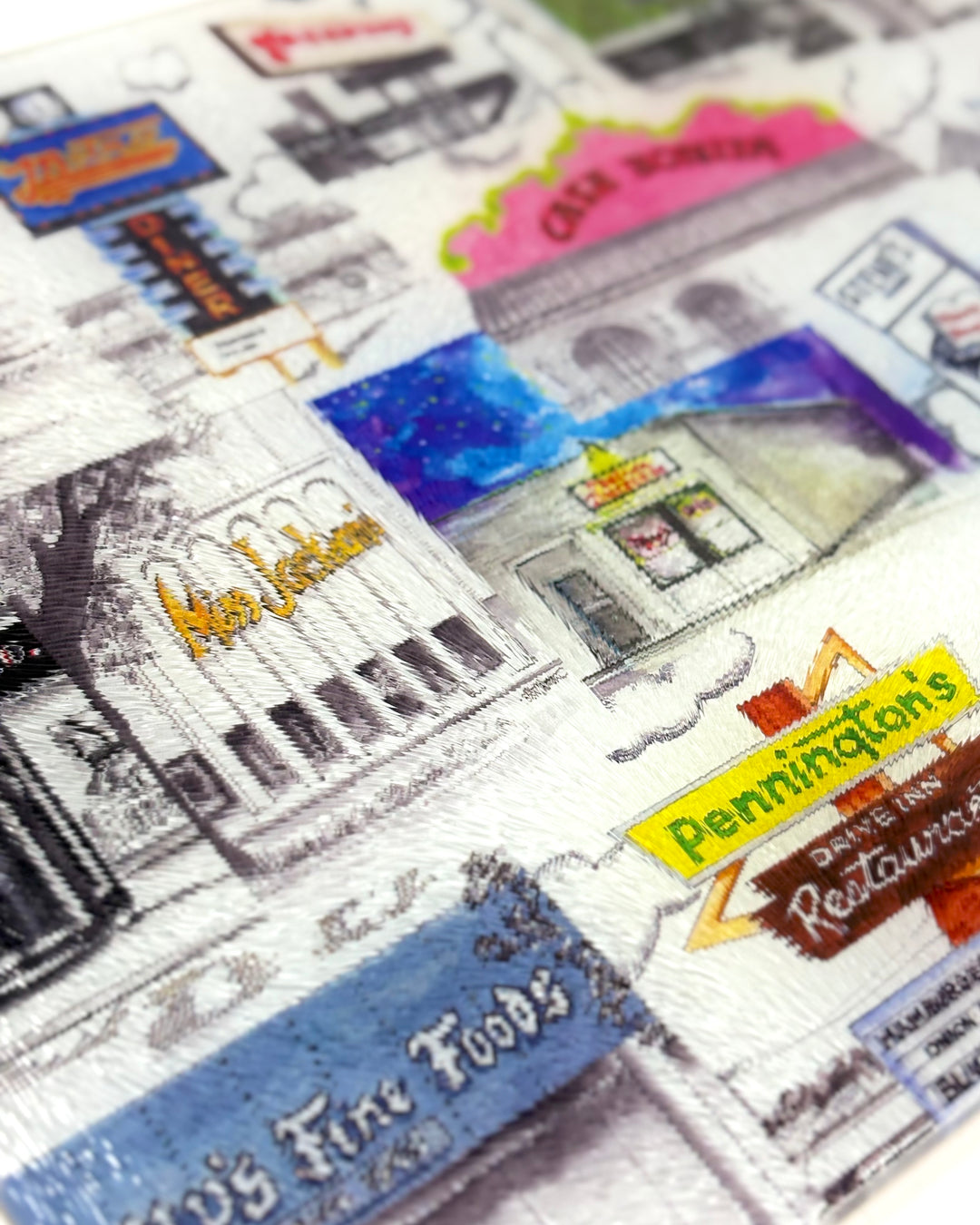 Tulsa Blast From The Past Cutting Board