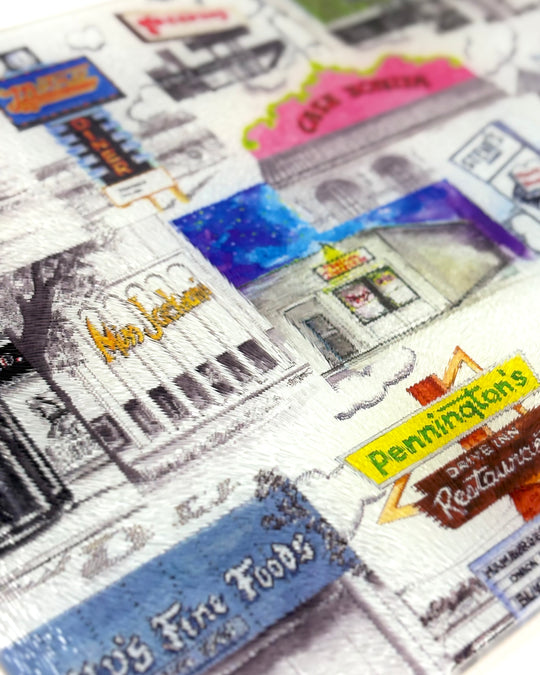Tulsa Blast From The Past Cutting Board