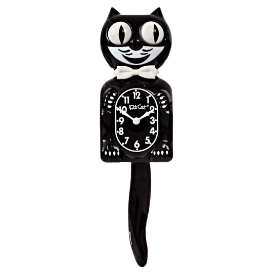 Kit-Cat Klock Classic Black Clock