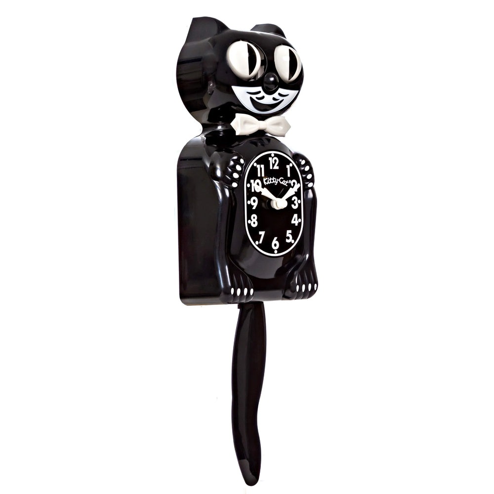 Mini Black Kitty Cat Klock Clock