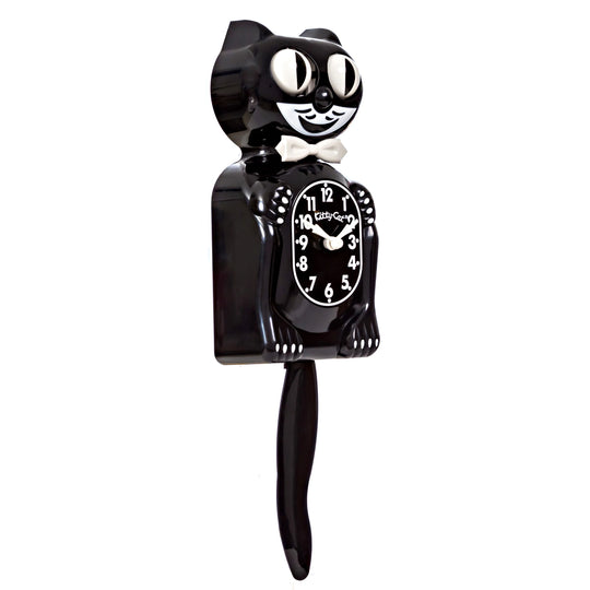 Mini Black Kitty Cat Klock Clock