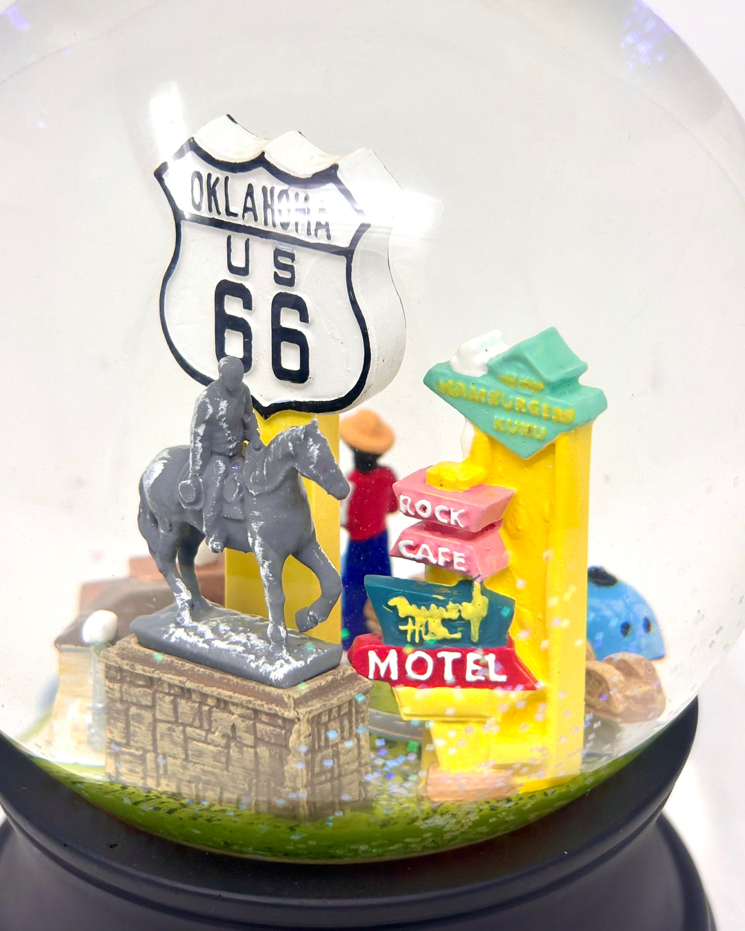 Oklahoma Route 66 Snow Globe