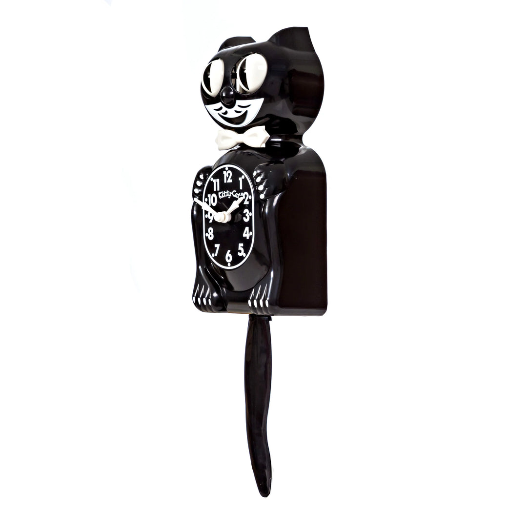 Mini Black Kitty Cat Klock Clock