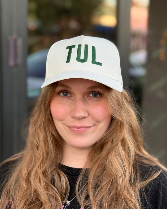 Classic TUL Hat - Bone and Green