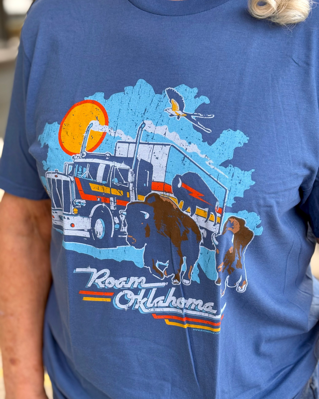 Roam Oklahoma Trucker Tshirt