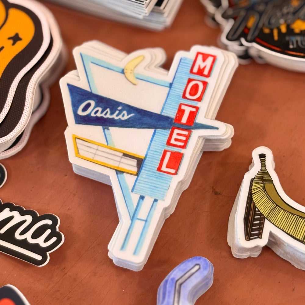 Oasis Motel Sticker