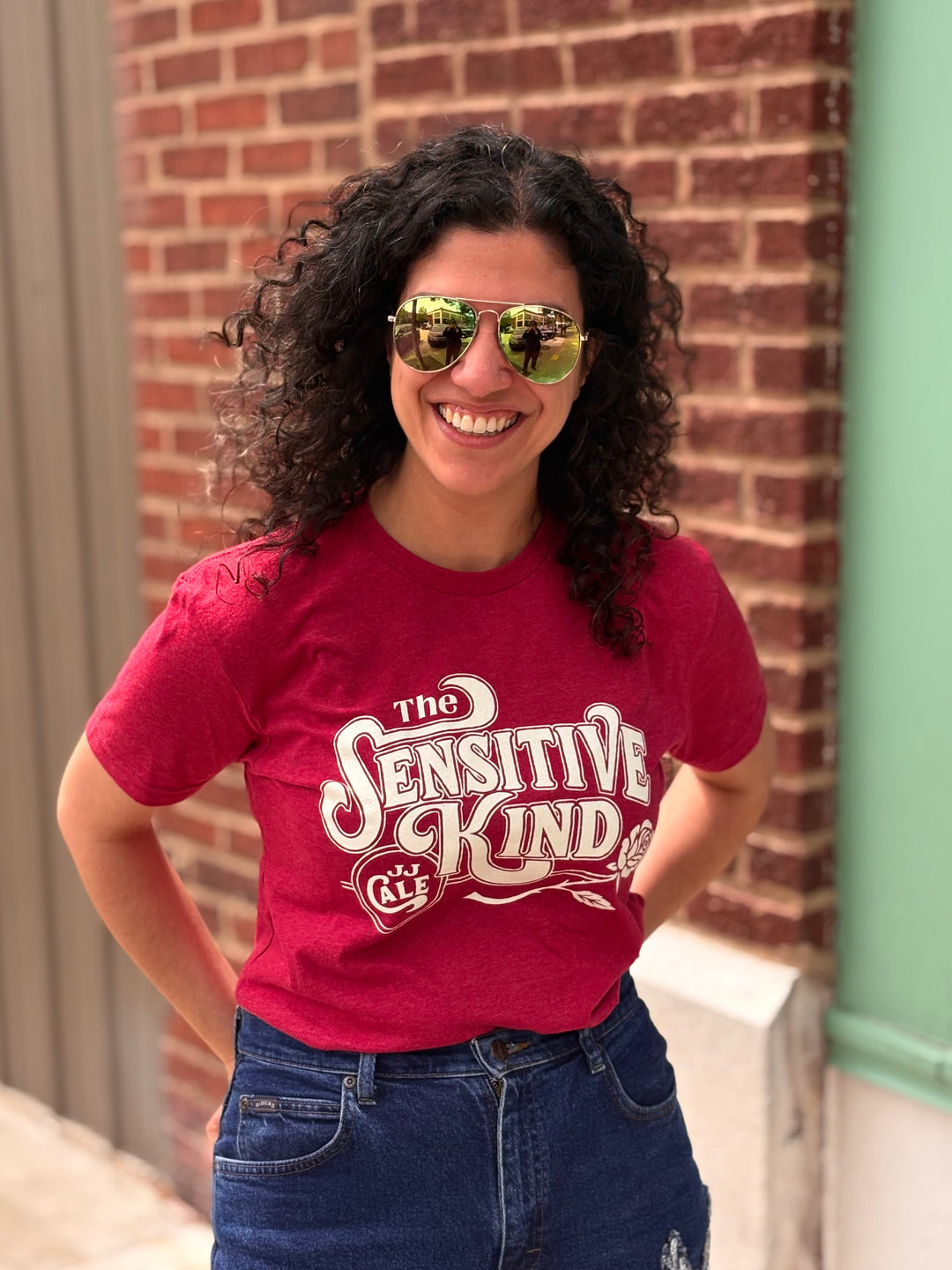 Sensitive Kind JJ Cale Heather Red Tshirt