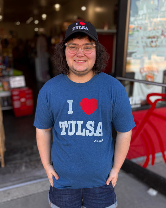 I Heart Tulsa Blue Tshirt