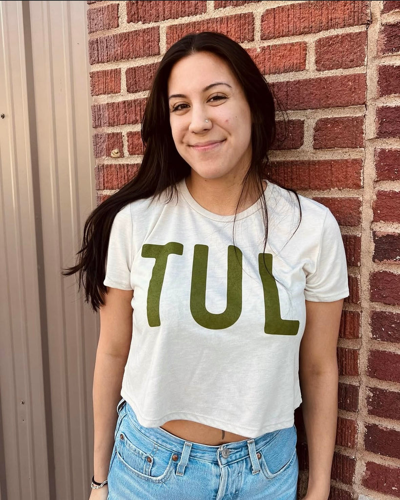 TUL Cropped Tshirt – Ida Red