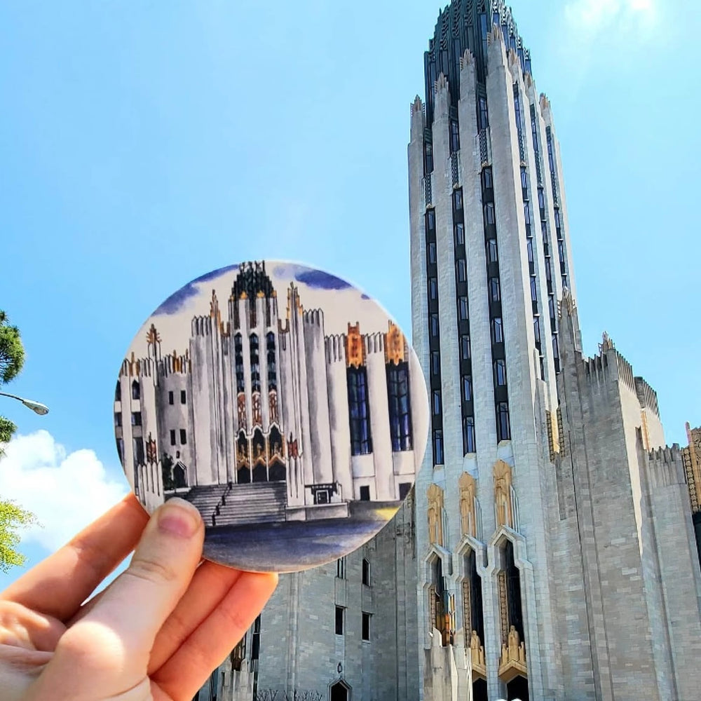 Boston Avenue Church Coaster