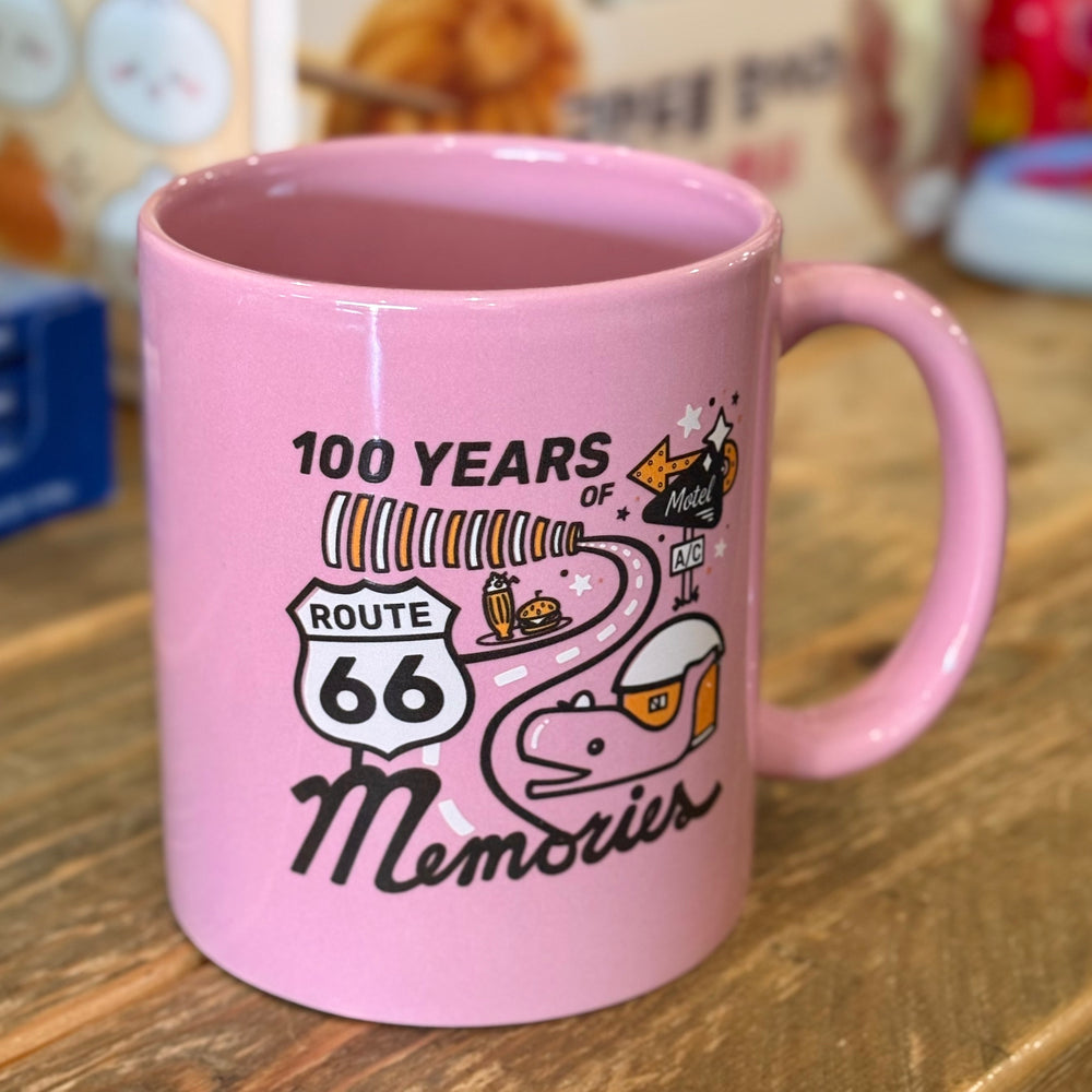 Route 66 100 Years of Memories Pink Mug