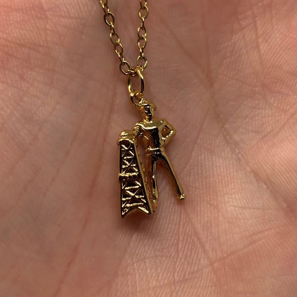 14k Gold Driller Necklace