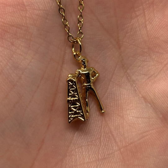 14k Gold Driller Necklace