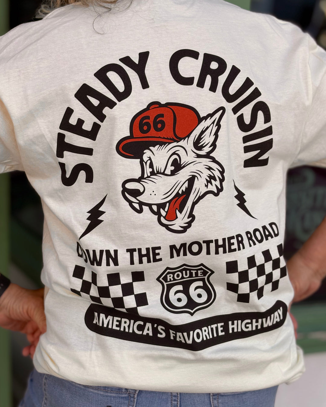 Steady Cruisin Route 66 Tshirt