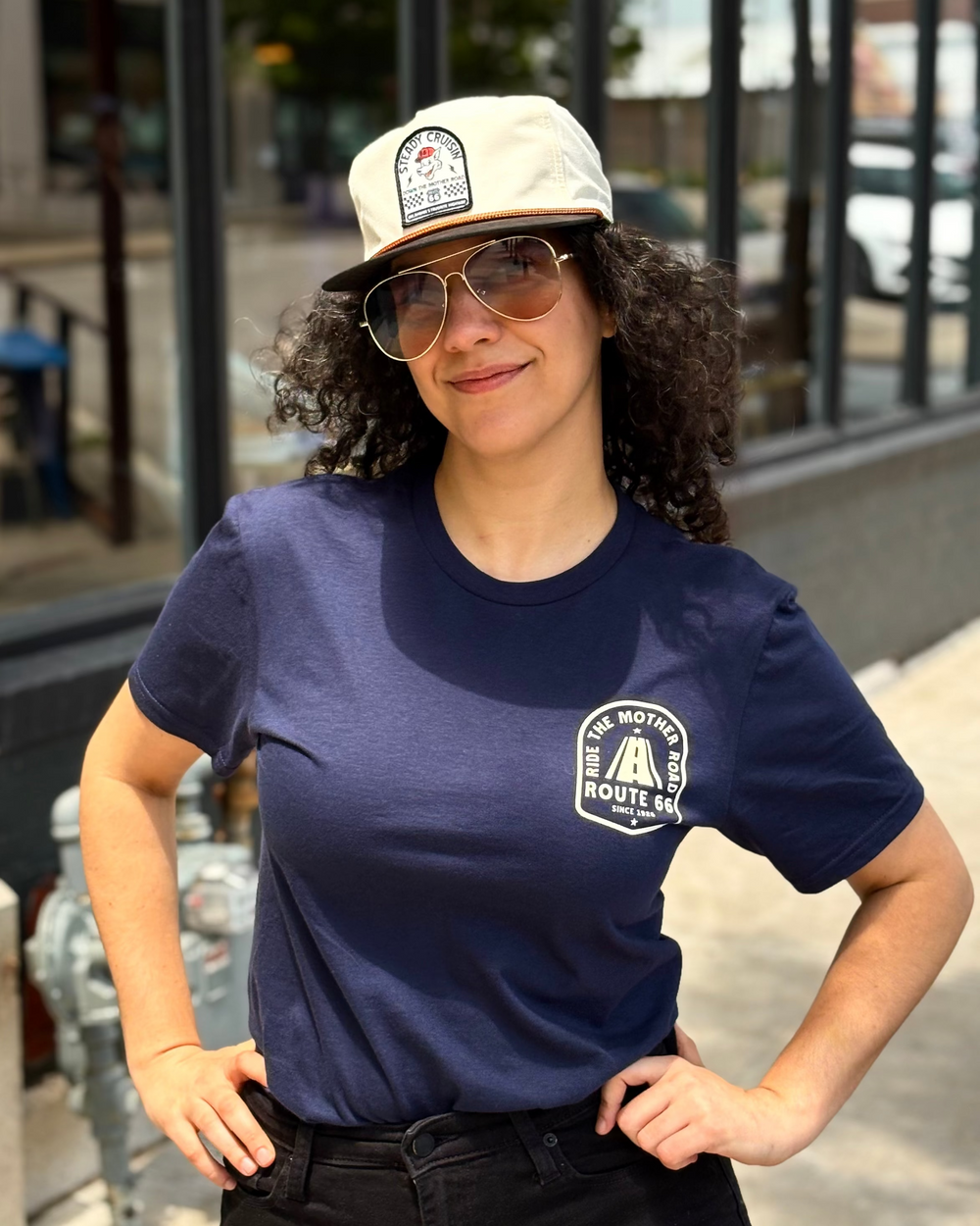 Route 66 Ride the Mother Road Eagle Tshirt