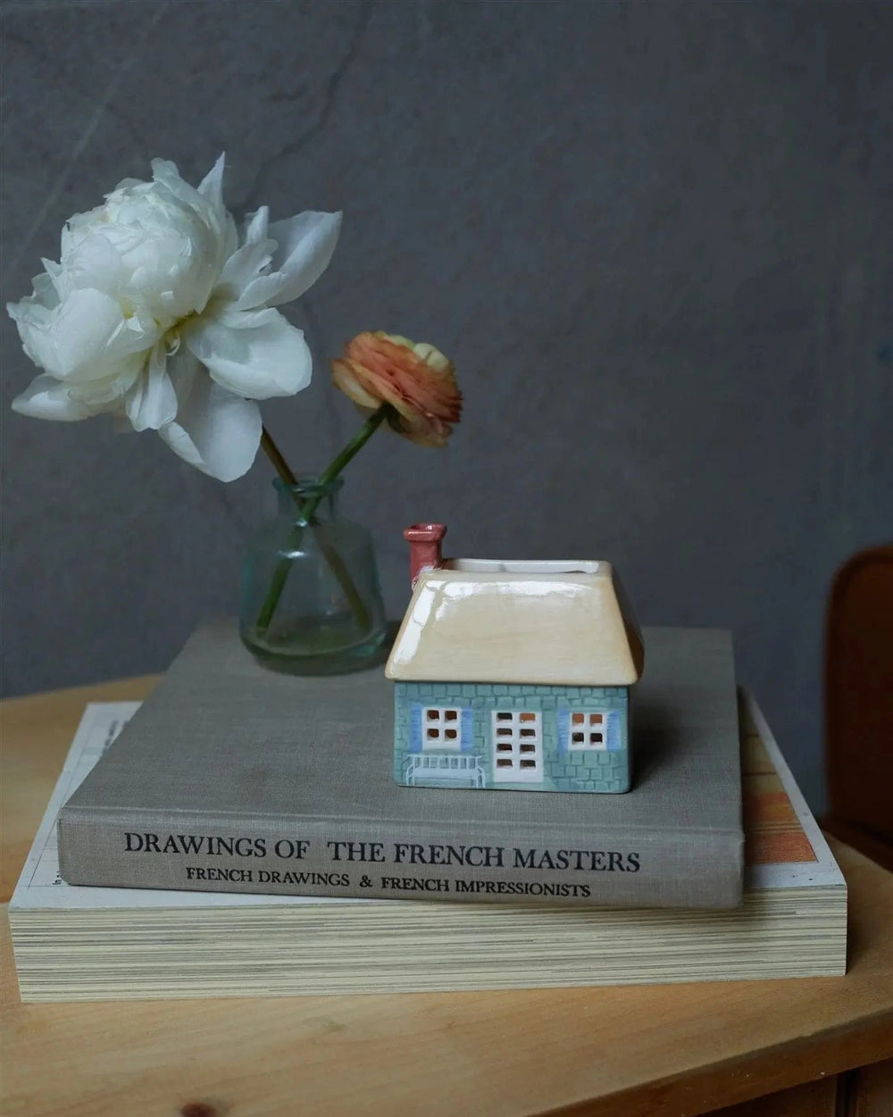 English Cottage Incense & Tea Light Holder