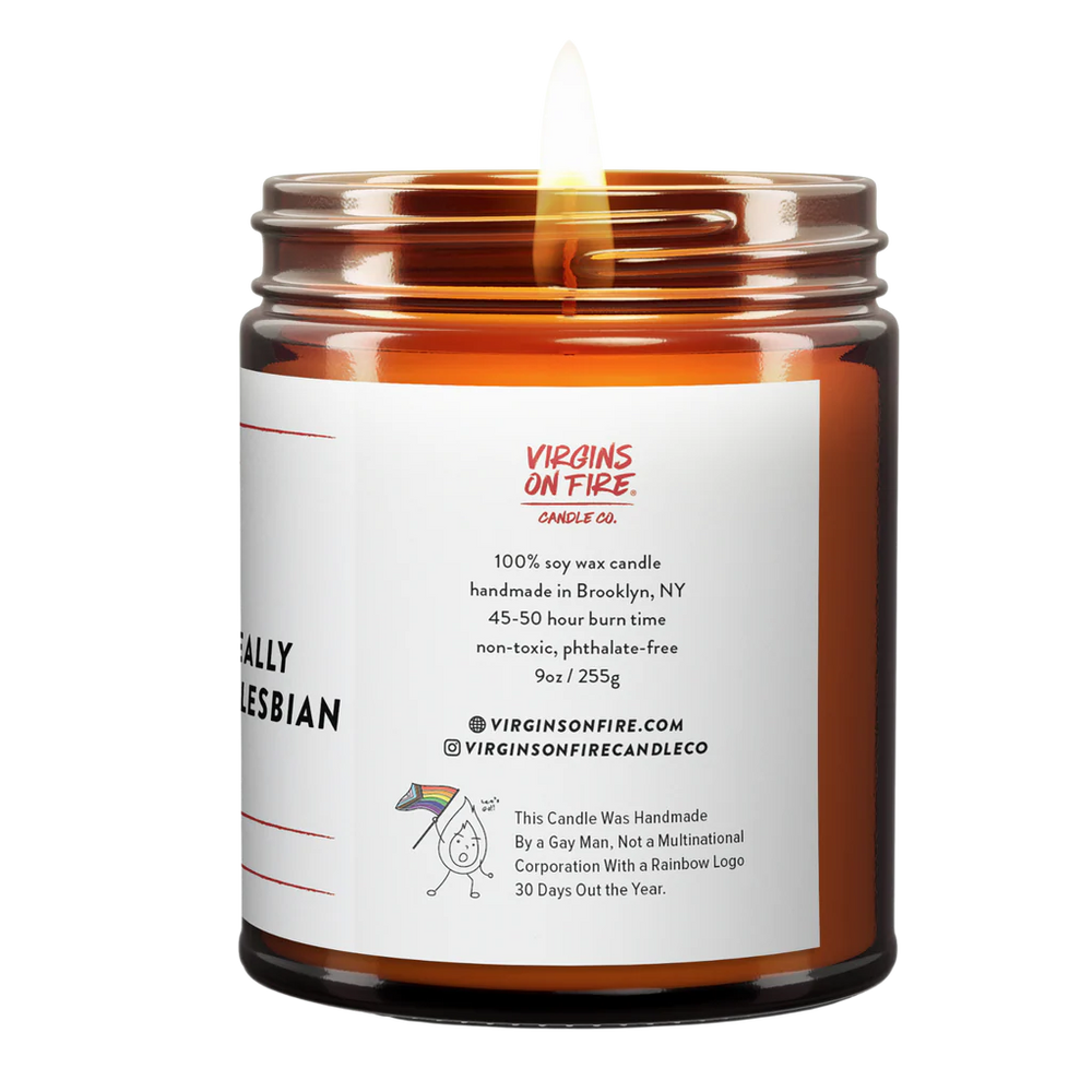 Just A Really Intense Lesbian Energy Candle