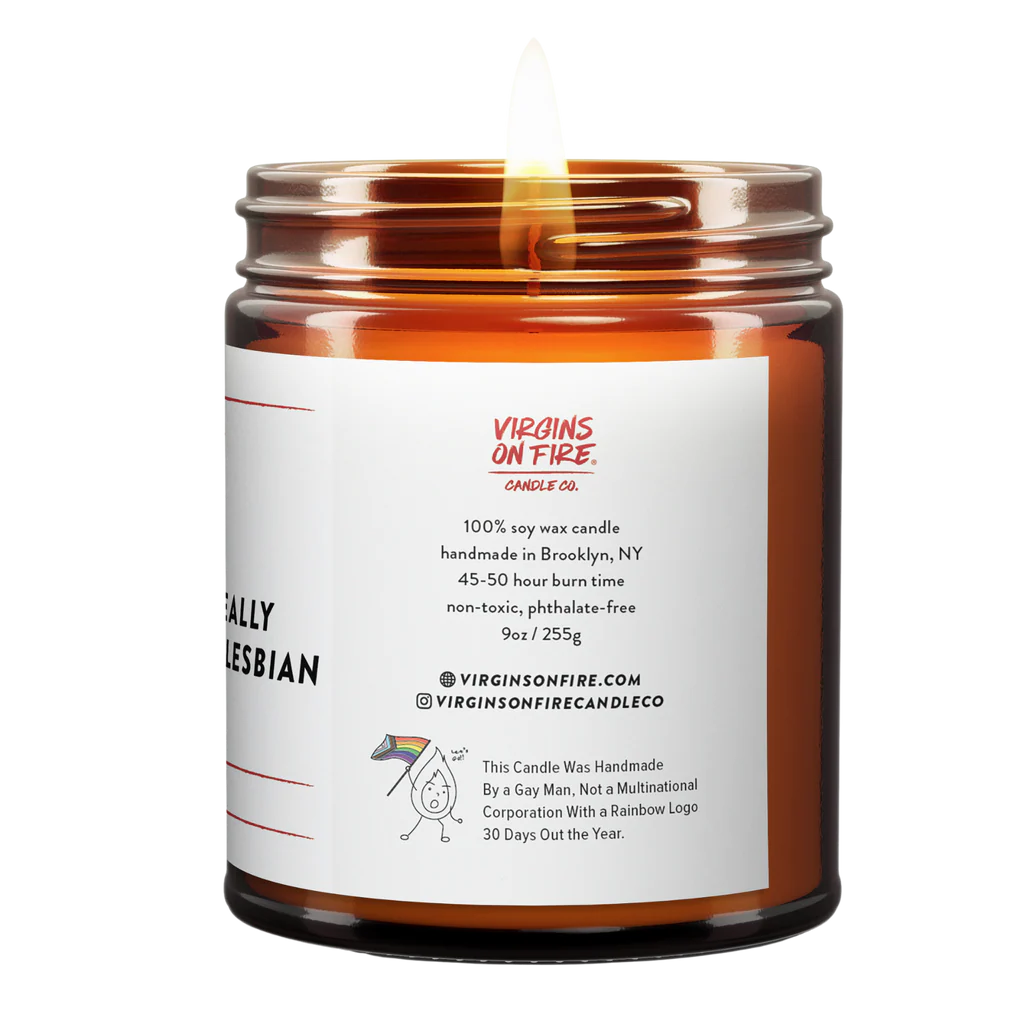 Just A Really Intense Lesbian Energy Candle