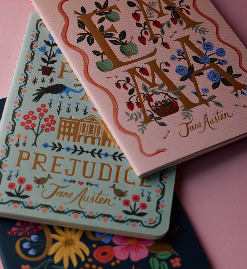 Jane Austen Notebook Trio