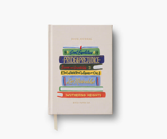 Book Club Embroidered Book Journal