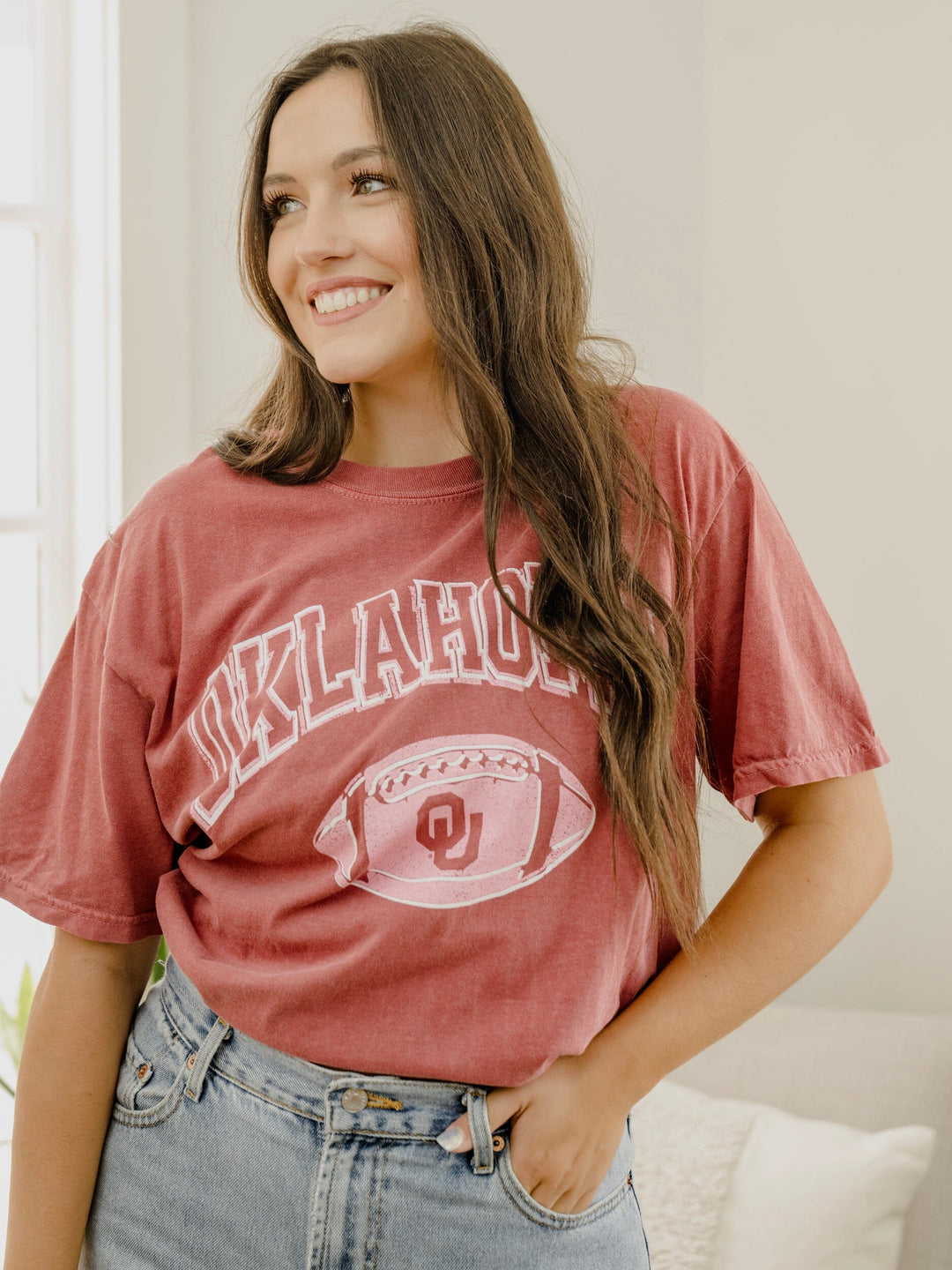 OU Crimson Wonka Football Tshirt
