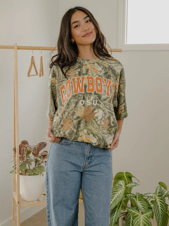Oklahoma State Cowboys Camo Tshirt