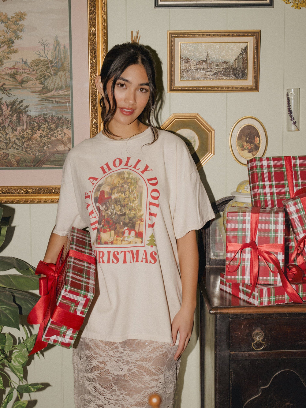 Have A Holly Dolly Christmas Tshirt