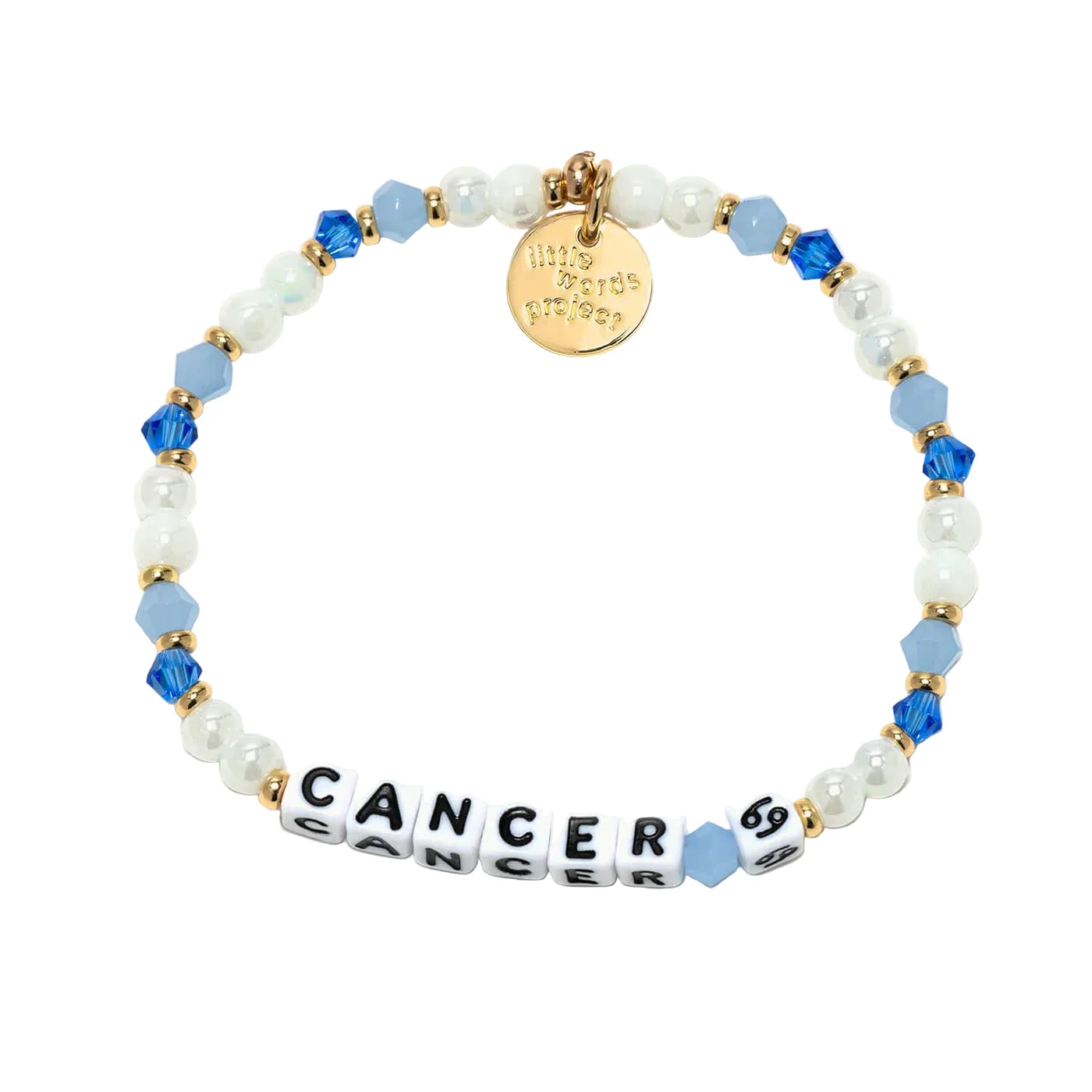 Cancer Crab bracelet zodiac bracelet by Little Words Project