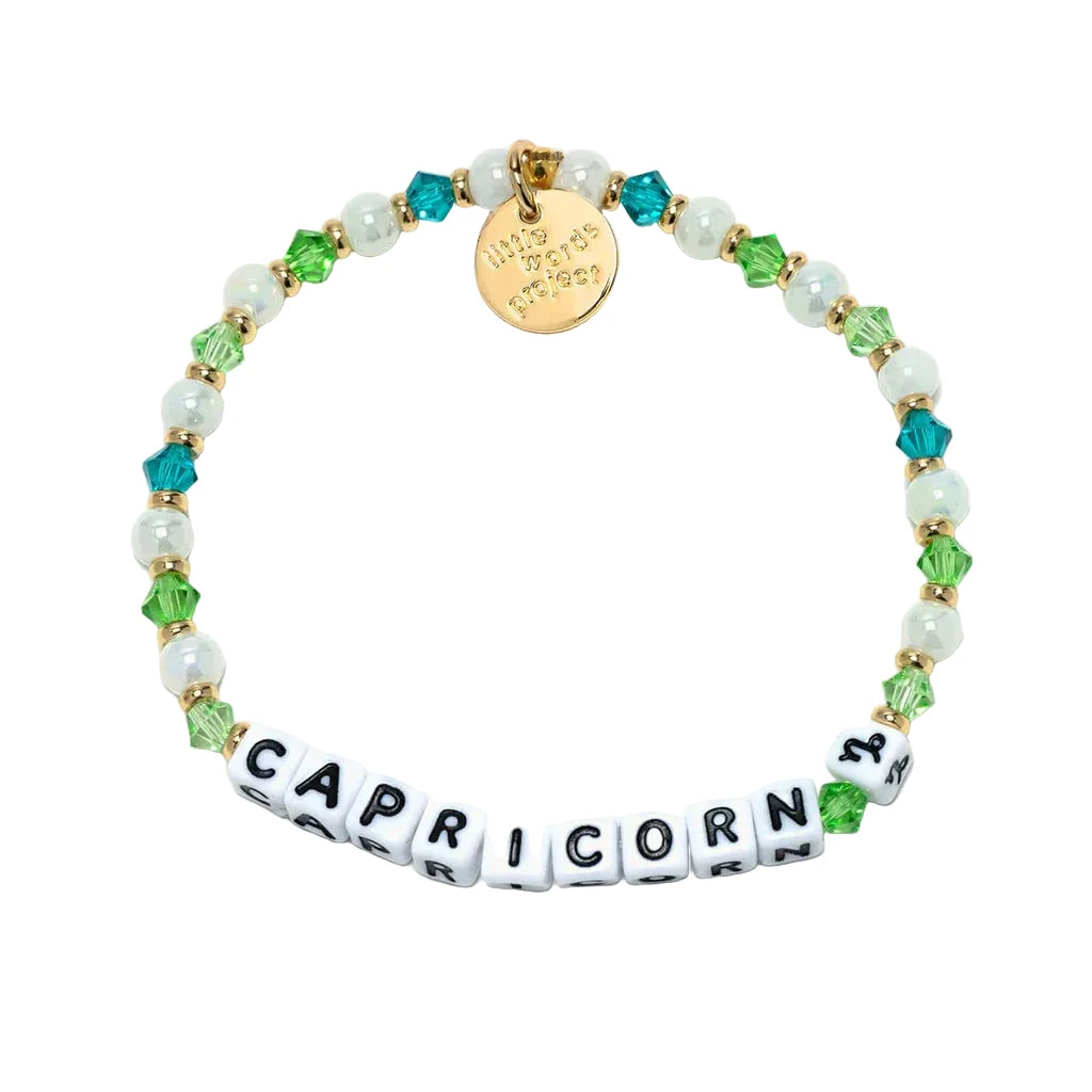 Capricorn Goat bracelet zodiac bracelet by Little Words Project
