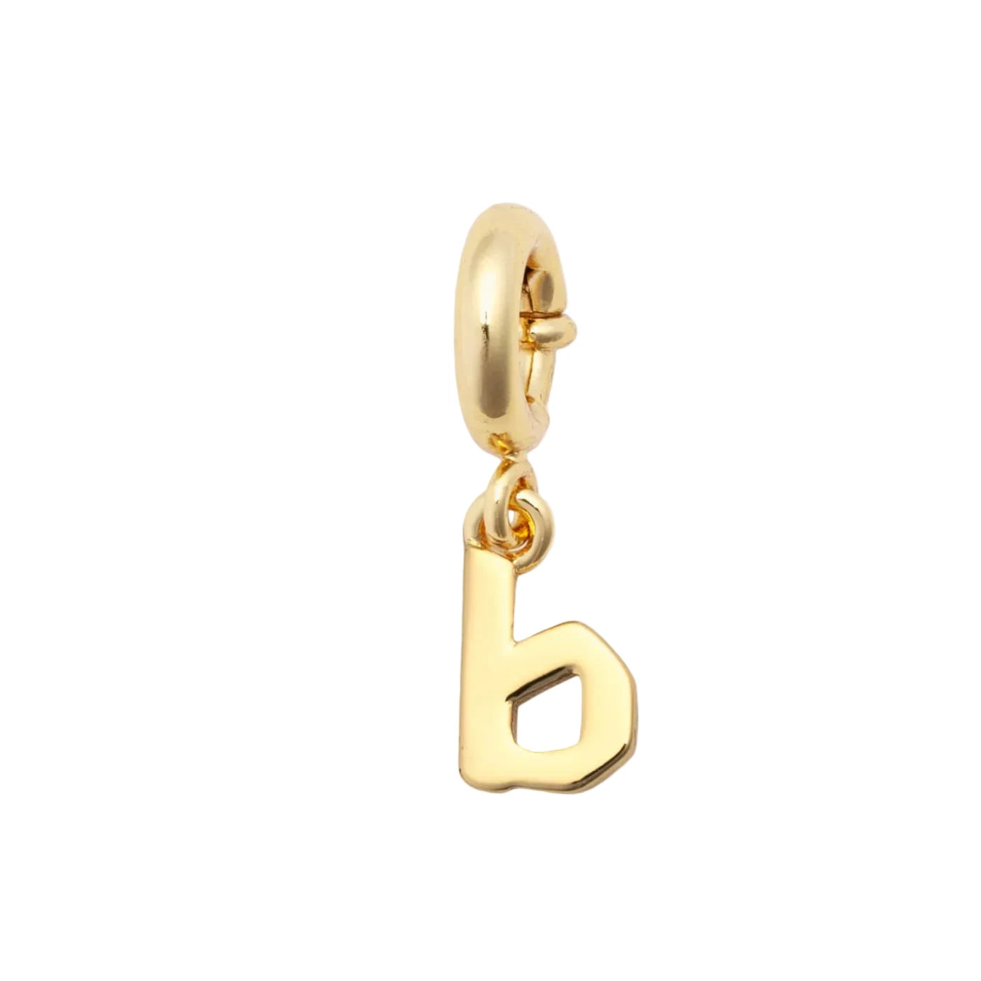 Little Words Project Gothic letter charm B bracelet charm