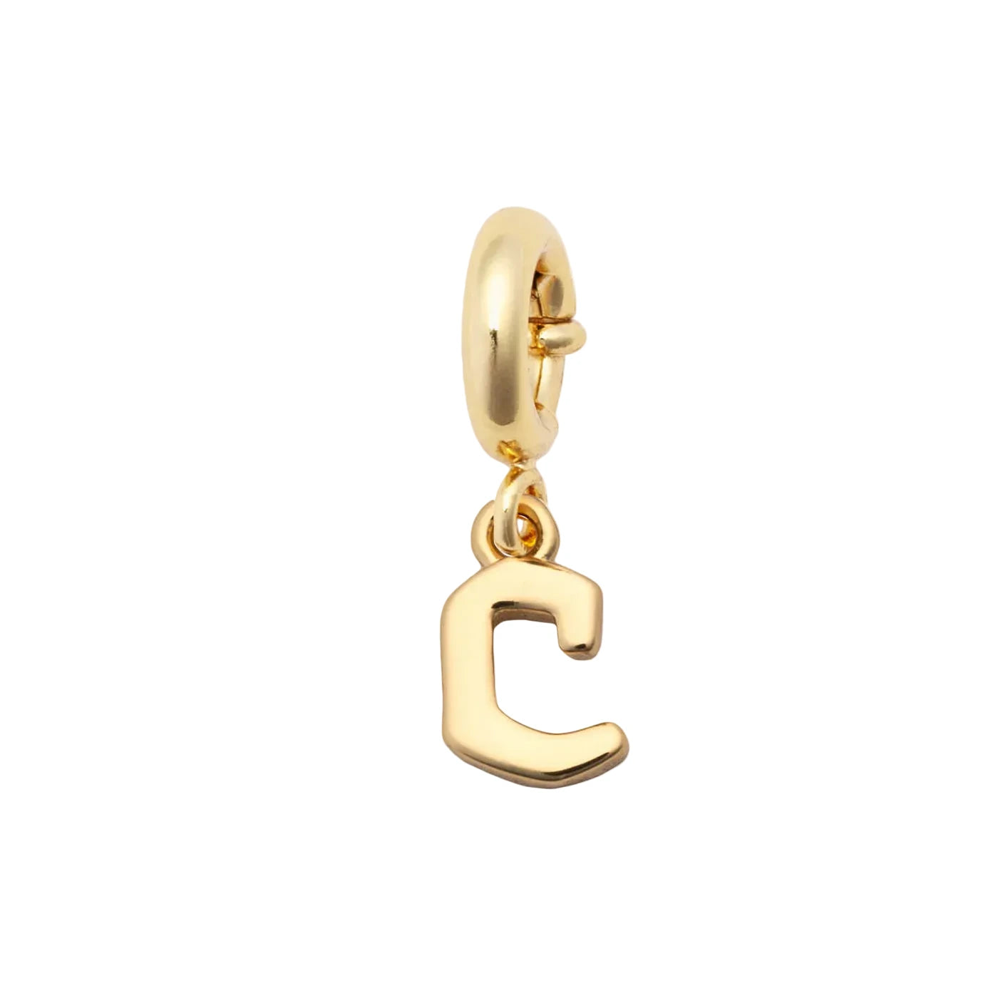 Little Words Project Gothic letter charm C bracelet charm