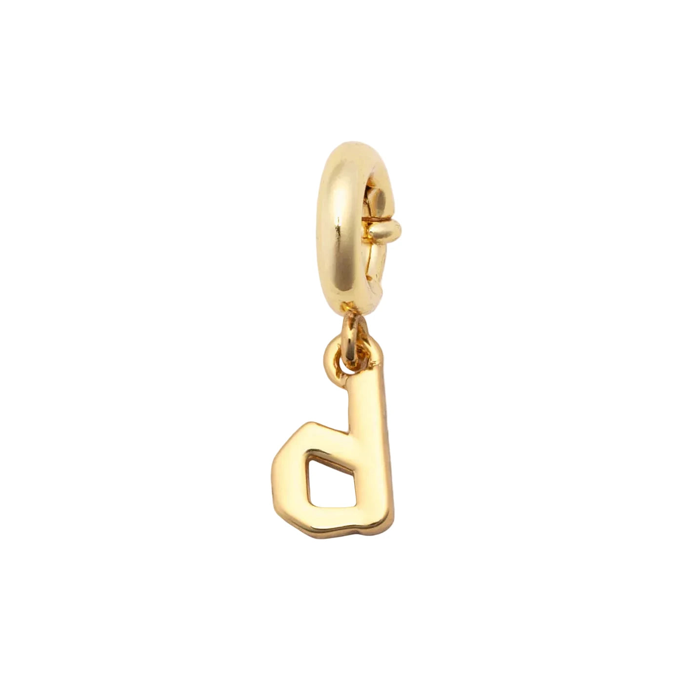 Little Words Project Gothic letter charm D bracelet charm