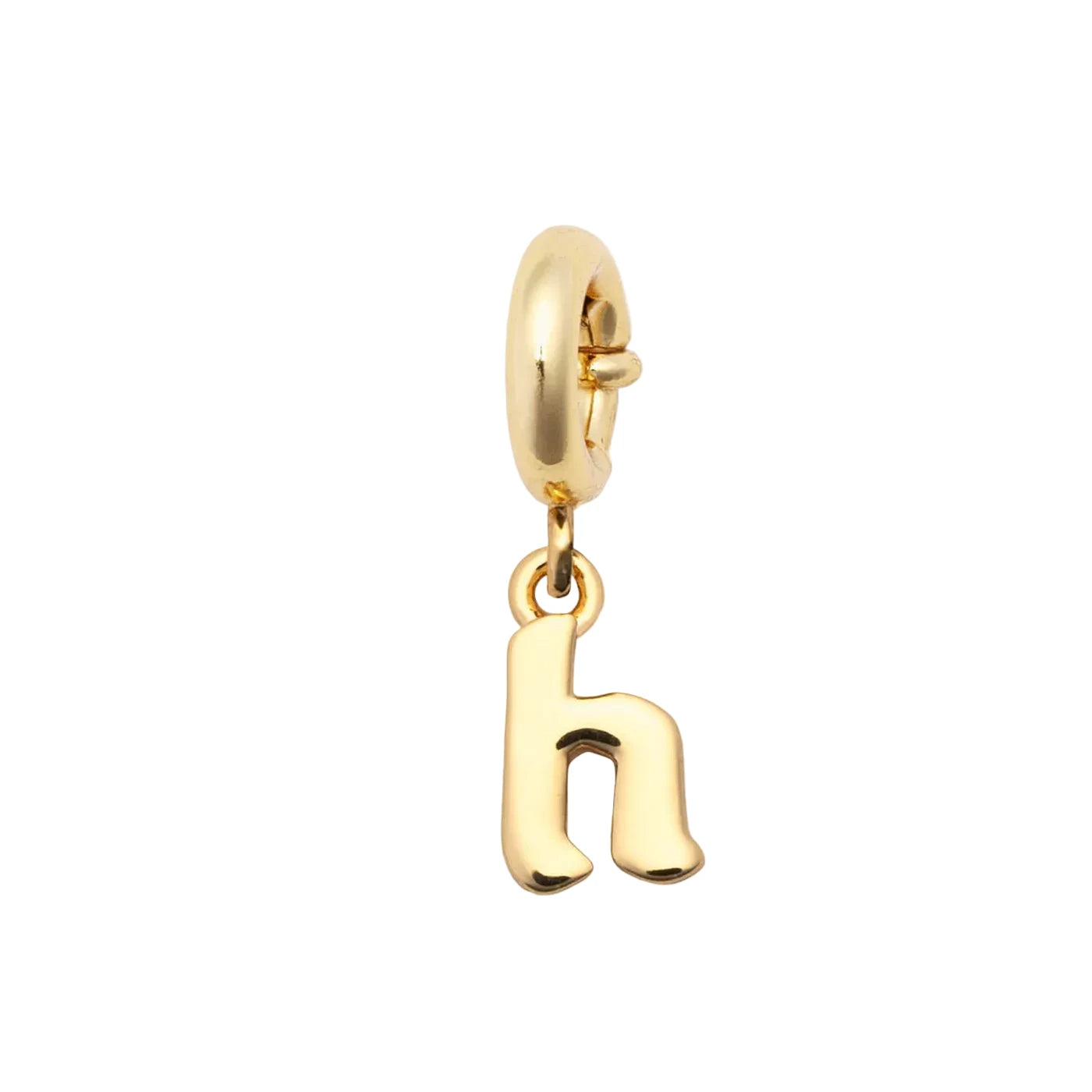Little Words Project Gothic letter charm H bracelet charm