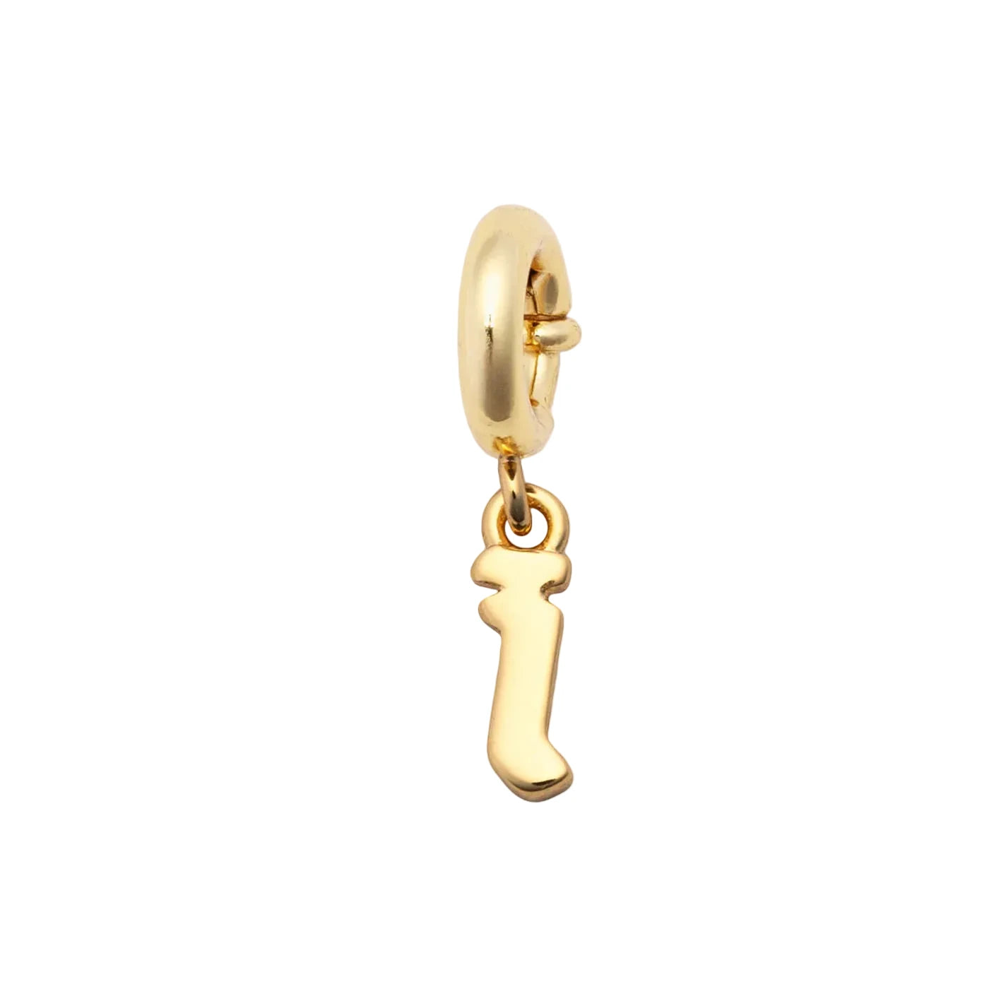 Little Words Project Gothic letter charm I bracelet charm